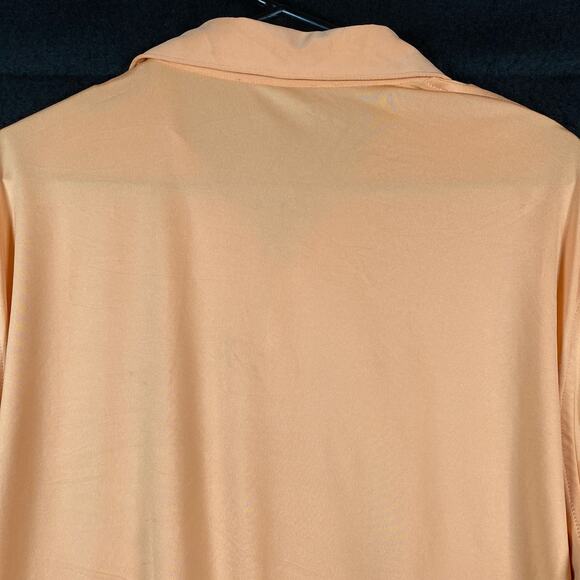 Peter Millar Mens Shirt Orange Short Sleeve Summer Crown Comfort Polo Stretch M - Picture 12 of 13